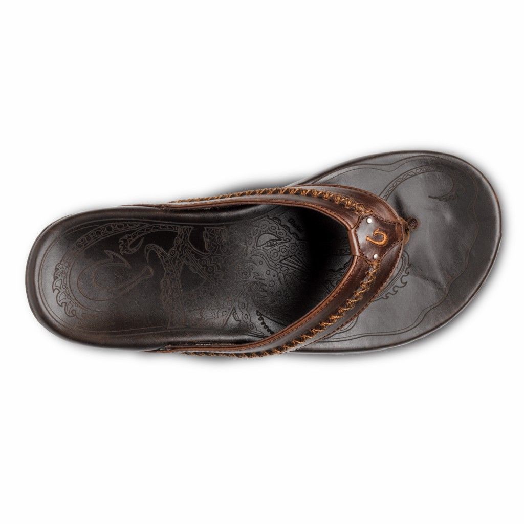 Sandalias Olukai Mea Ola - Chanclas Hombre Cafes 20976-012